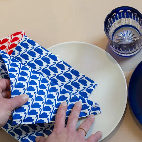 Singer Servetten | Blauw