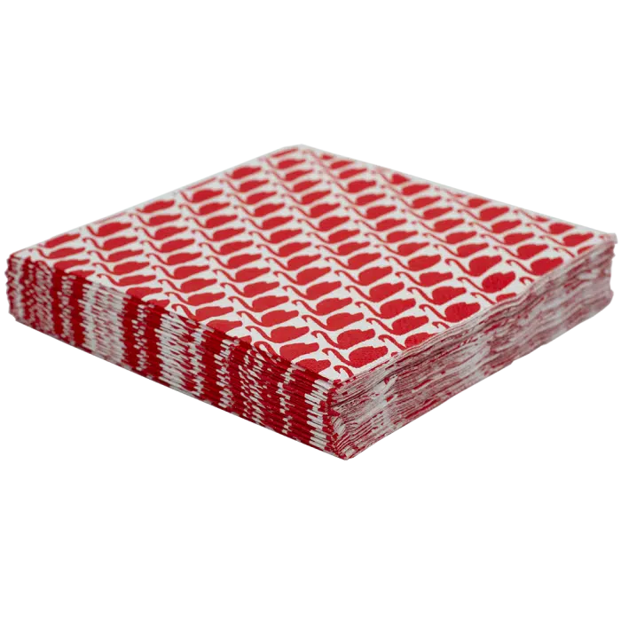Singer Servetten | Rood