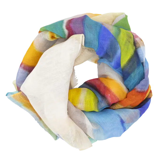 Sjaal Katoen/Linnen | Pastel