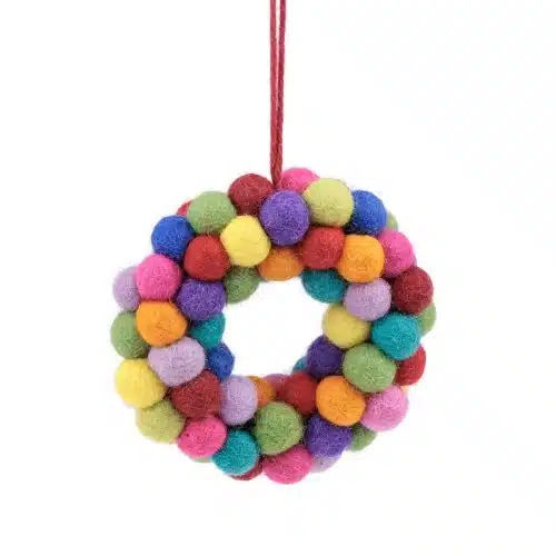 Hanger Krans Kleurrijk | vilt