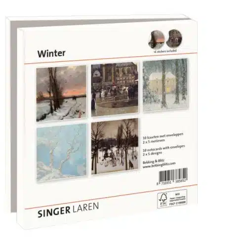 Kaartenmapje | Winter Singer Laren