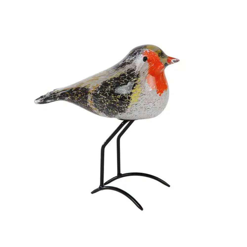 Roodborstje Glas | Op Hoge Poten